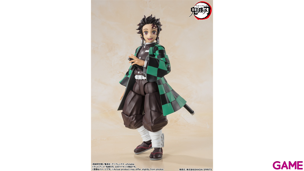 Figura Figuarts Demon Slayer: Tanjiro Kamado de 14 cm-0