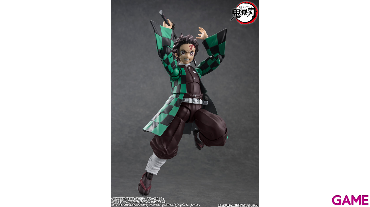 Figura Figuarts Demon Slayer: Tanjiro Kamado de 14 cm-4