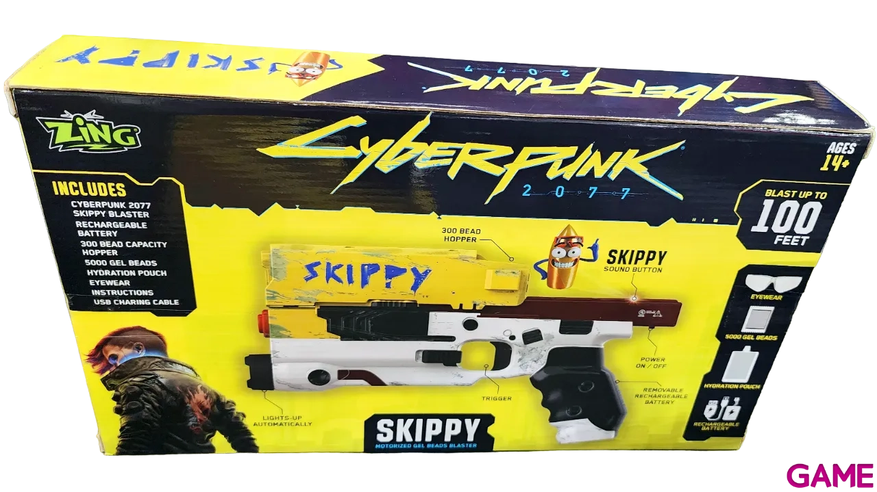 Replica 1:1 Pistola Cyberpunk 2077 Skyppy Gel Bead Deluxe Pack-3