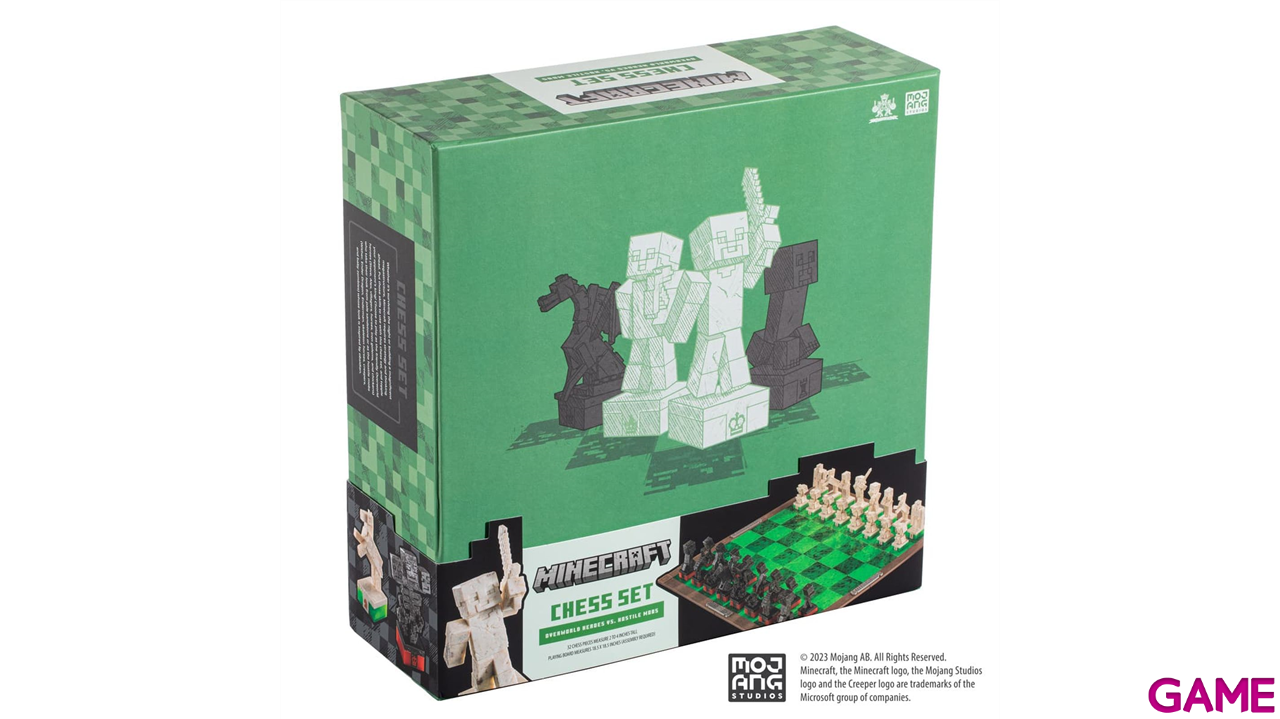 Juego de Ajedrez Minecraft de 48 cm-0