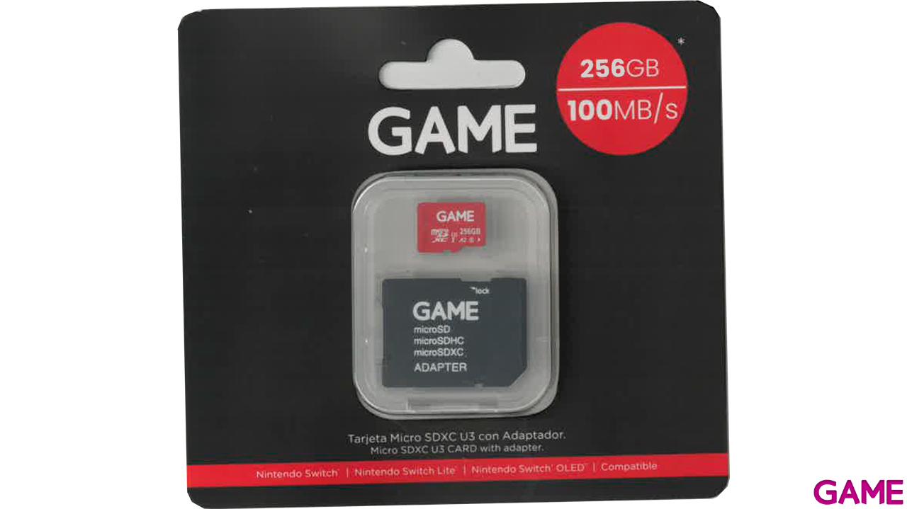 Memoria GAME 256GB microSDXC U3-0