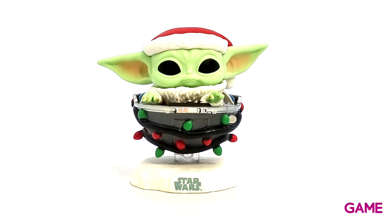 Figura Pop Star Wars The Mandalorian Holidays: Grogu Pram-0