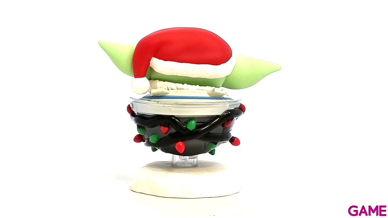Figura Pop Star Wars The Mandalorian Holidays: Grogu Pram-4