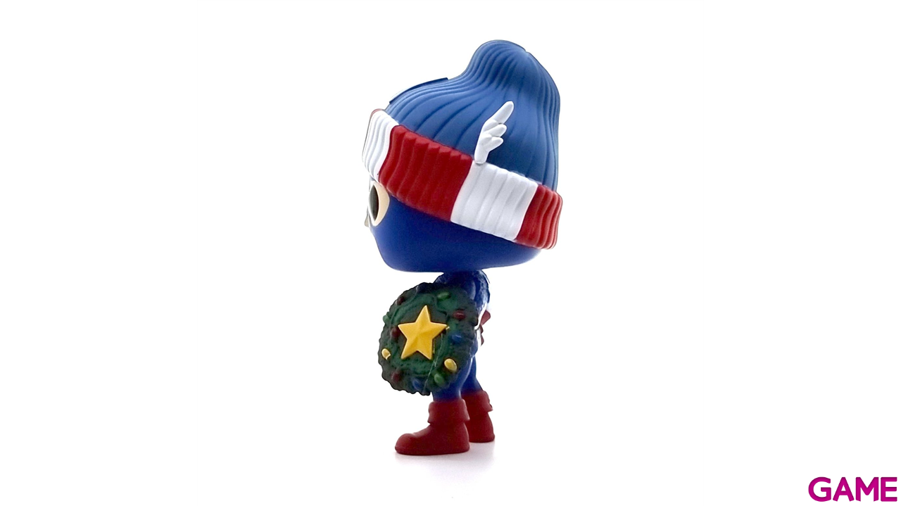 Figura Pop Marvel Holidays: Capitán América-3