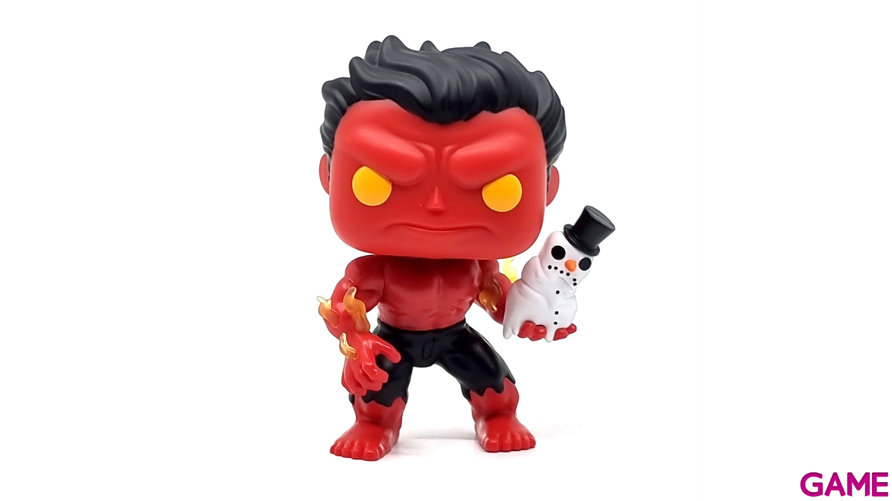 Figura Pop Marvel Holidays: Hulk rojo-1