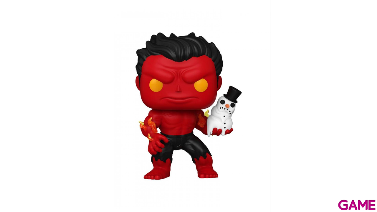Figura Pop Marvel Holidays: Hulk rojo-0