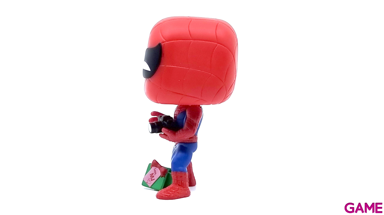 Figura Pop Marvel Holidays: Spider-Man con Regalo-2