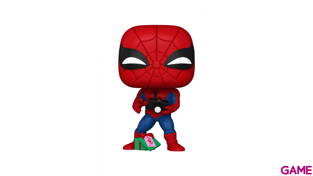 Figura Pop Marvel Holidays: Spider-Man con Regalo-0