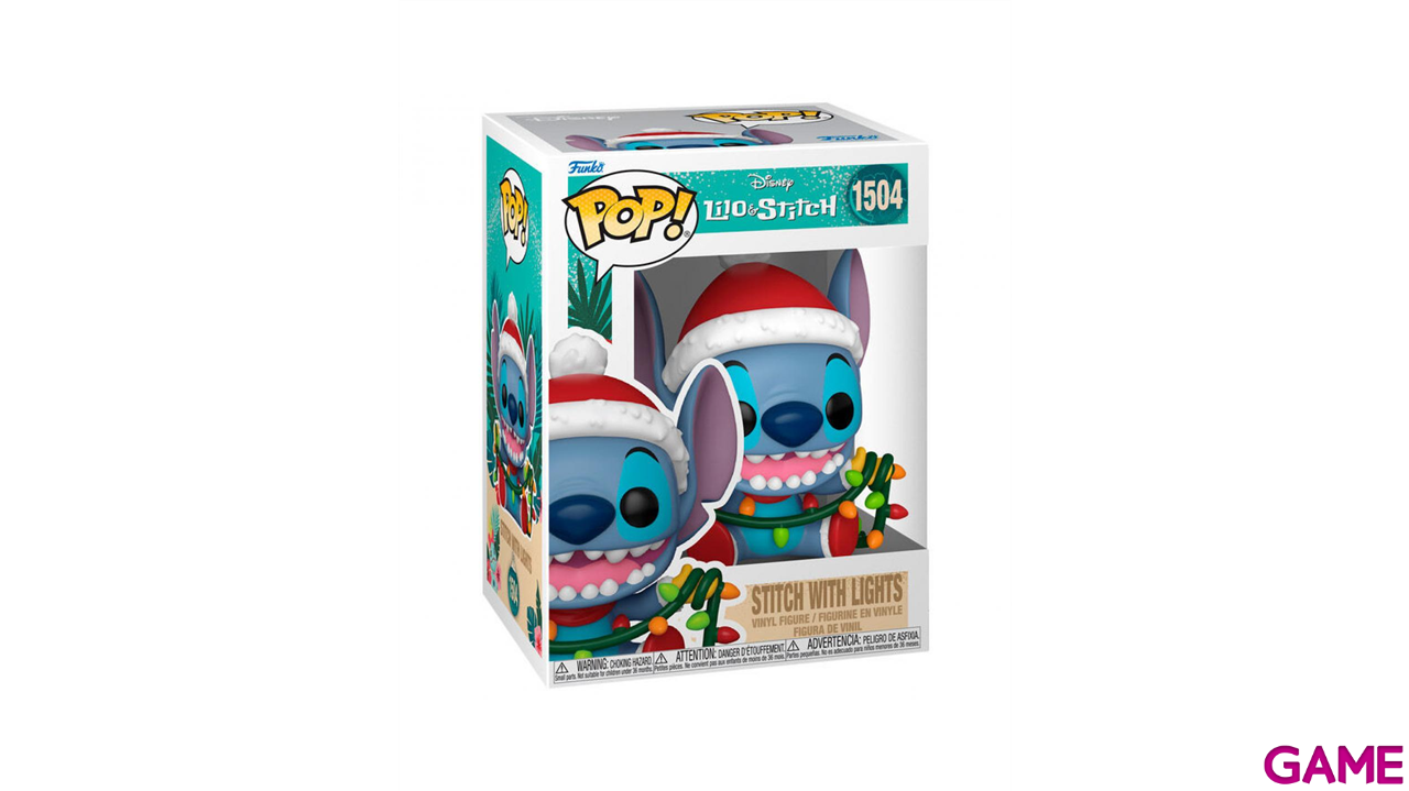 Figura Pop Disney Holidays: Stitch con Luces-0