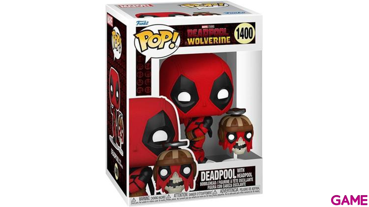 Figura Funko Pop Deadpool 3 Deadpool With Headpool-1