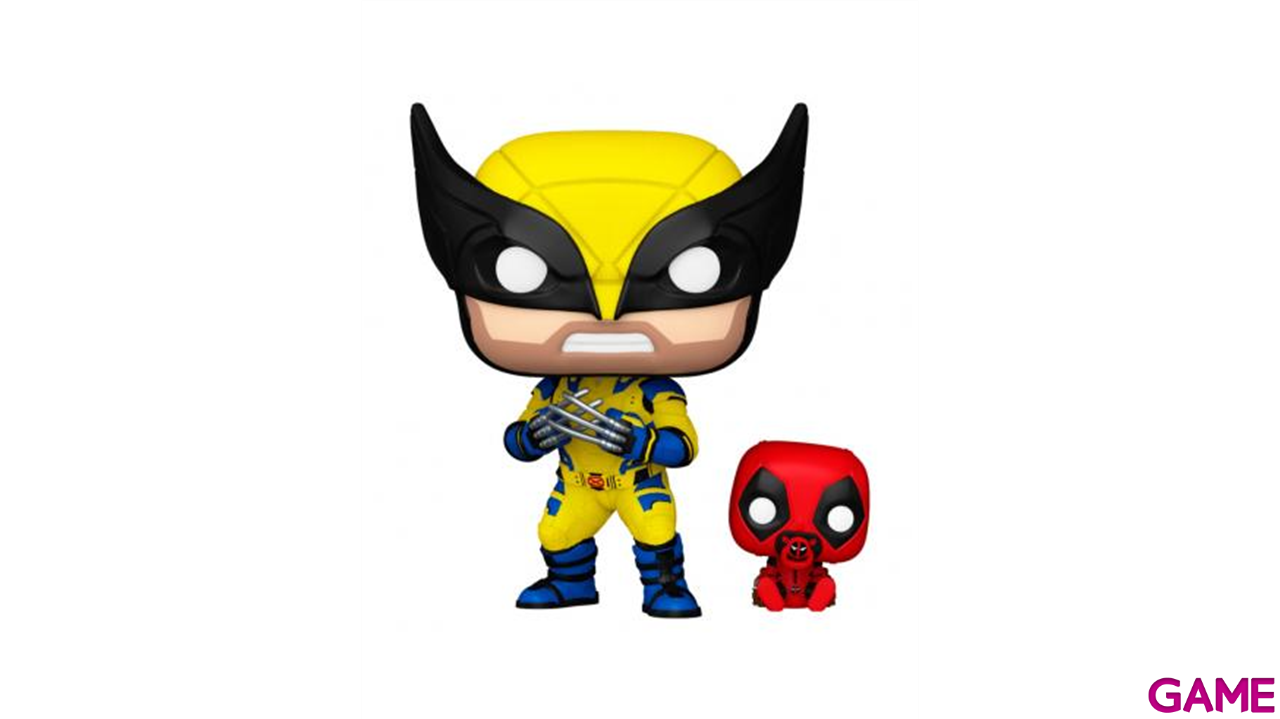 Figura Pop Deadpool 3 Wolverine With Babypool-0