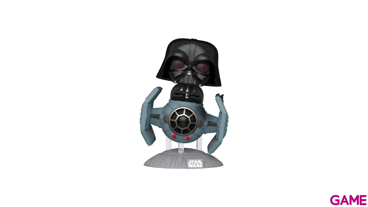 Figura Pop Rides Star Wars The Dark Side: Tie Advanced con Vader-0