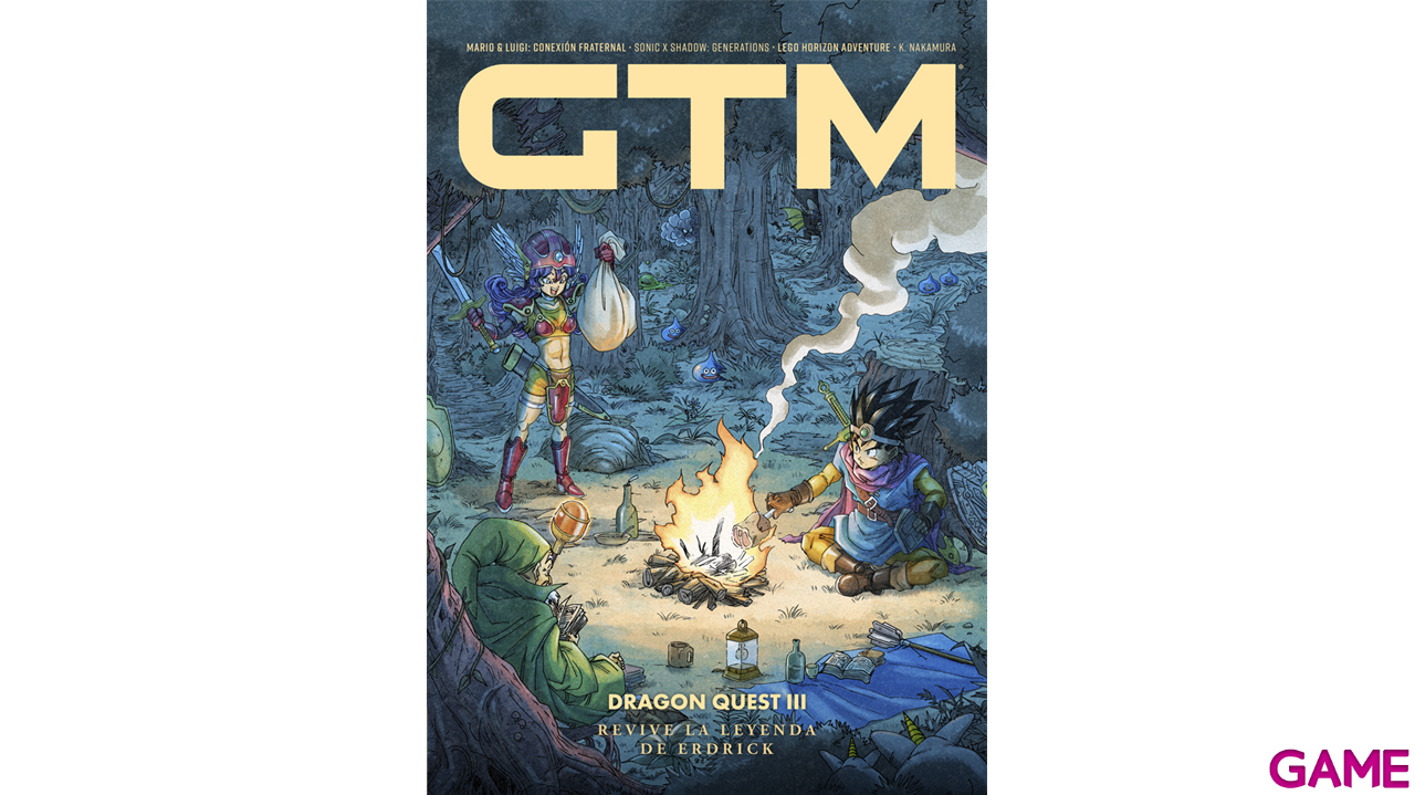 Revista GTM número 108 + lámina exclusiva Dragon Quest XI + Cata Pixel Forge de Arthas-1