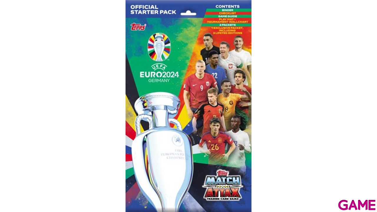 Starter Pack Cartas Match Attax Eurocopa 2024-0