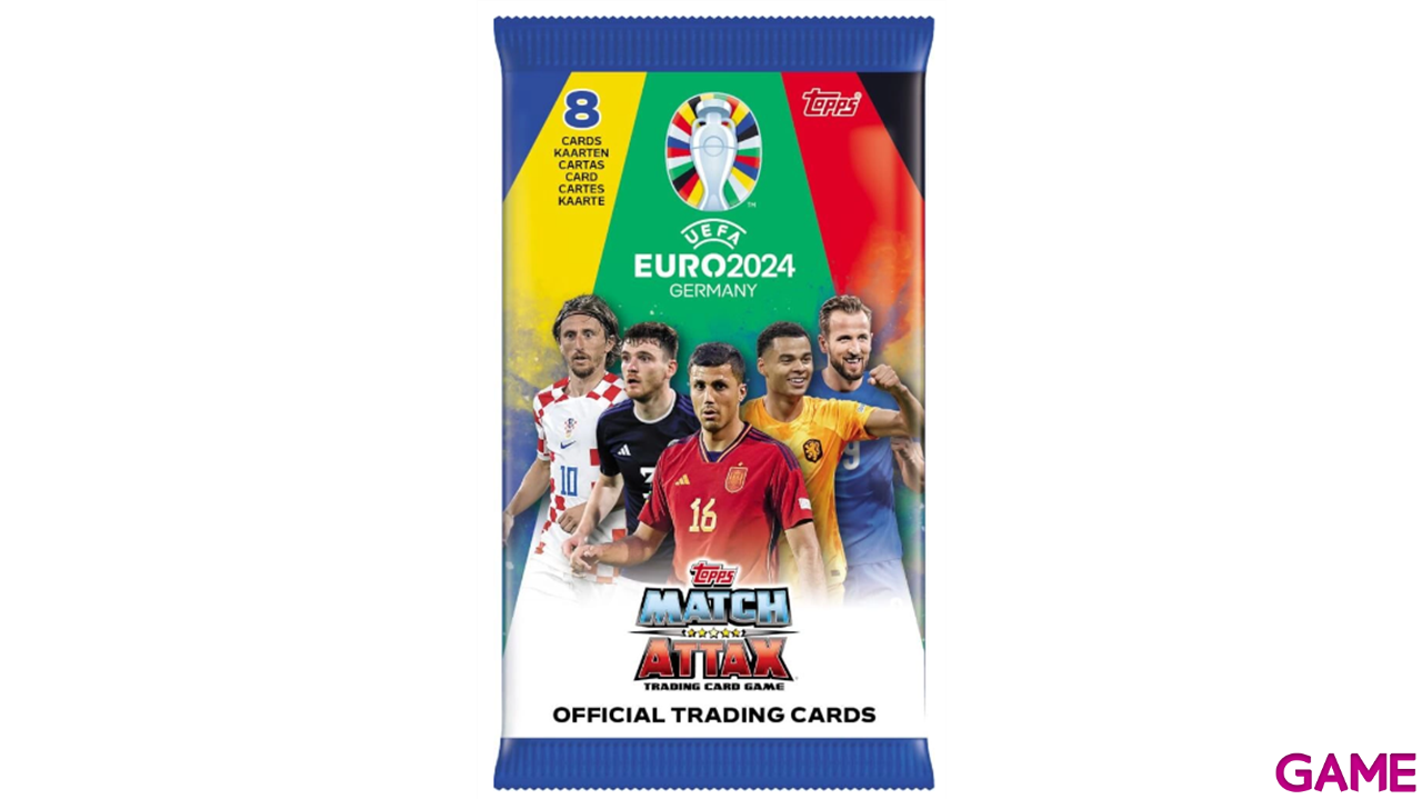 Sobre Cartas Match Attax Eurocopa 2024-2