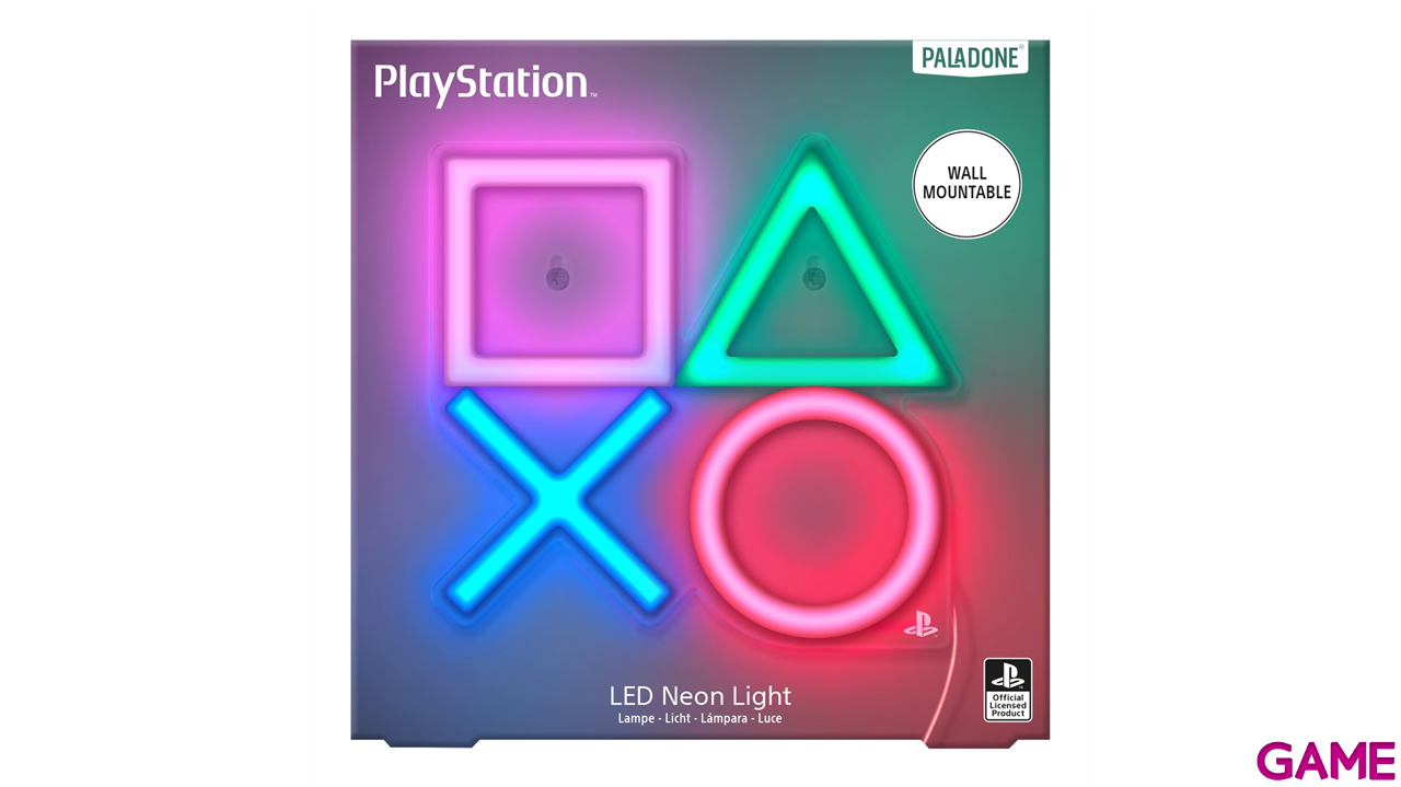 Luz de Neón LED para Pared Playstation-1