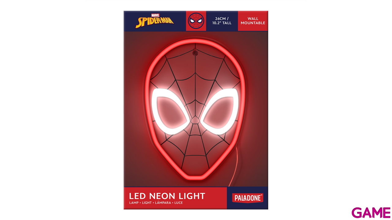 Luz de Neón LED para Pared Spider-Man-0
