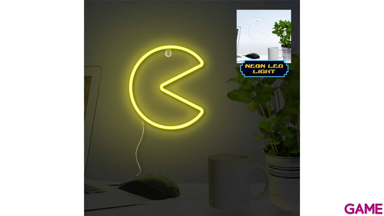 Luz de Neón LED para Pared Pac-Man-1