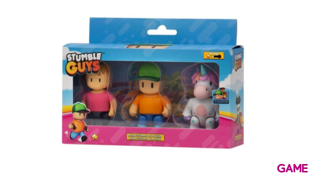 Figura de Acción Stumble Guys 7,5cm PK3 Surtido-6