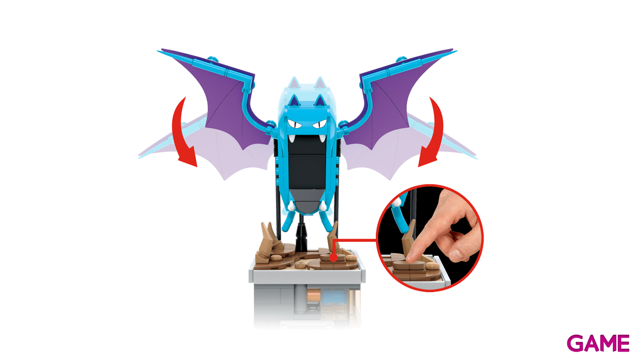 MEGA Pokémon Golbat Mini en Movimiento-5