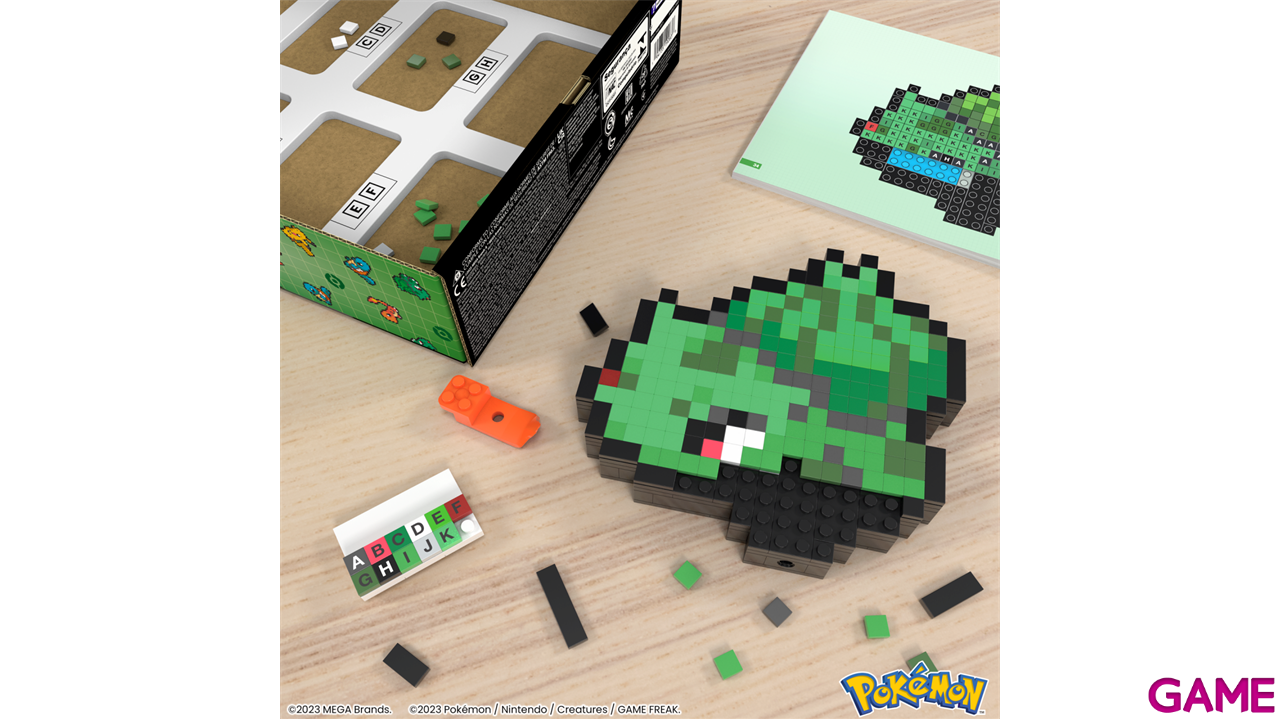 MEGA Pokémon Bloques de Construcción Pixel Art Bulbasaur-1
