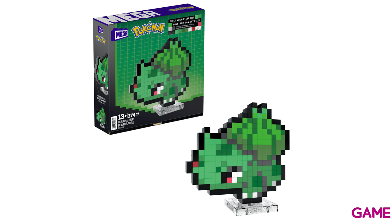 MEGA Pokémon Bloques de Construcción Pixel Art Bulbasaur-2