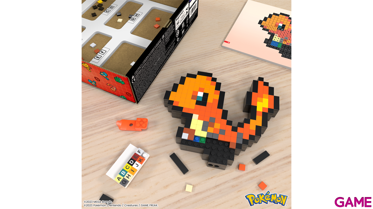 MEGA Pokémon Bloques de Construcción Pixel Art Charmander-0