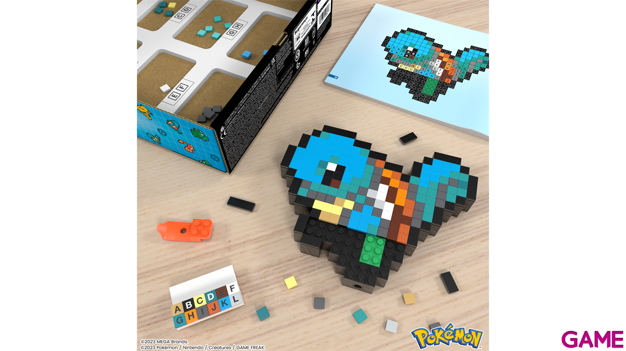 MEGA Pokémon Bloques de Construcción Pixel Art Squirtle-2