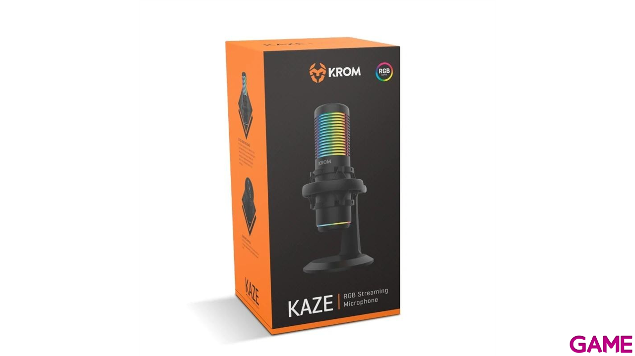 Micrófono Streaming HQ Krom Kaze RGB-2