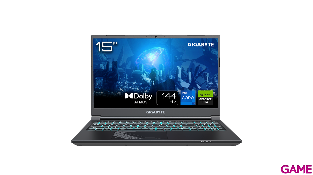 Gigabyte G5 MF5-H2ES354KD i7-13620H - RTX 4050 - 16GB - 1TB SSD - 15,6´´ - FreeDOS - Ordenador Portatil Gaming-0