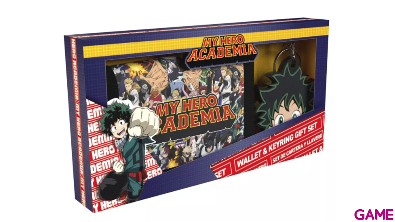 My Hero Academia Set de Cartera y Llavero en Caja-0