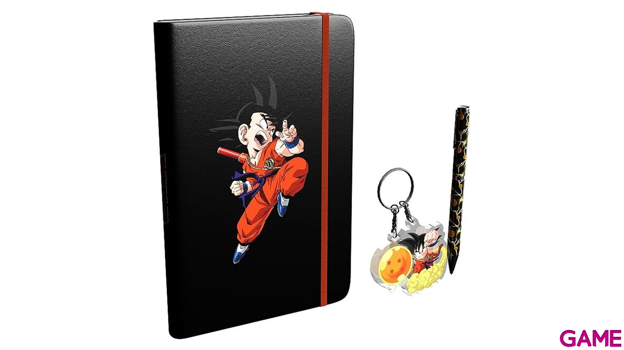 Dragon Ball Set Diario, Boligrafo y  Llavero-0