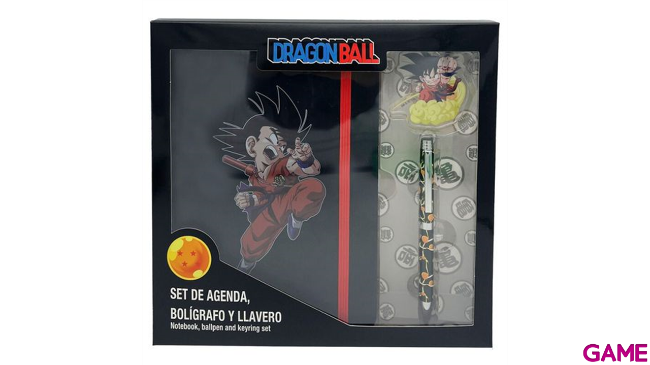 Dragon Ball Set Diario, Boligrafo y  Llavero-1