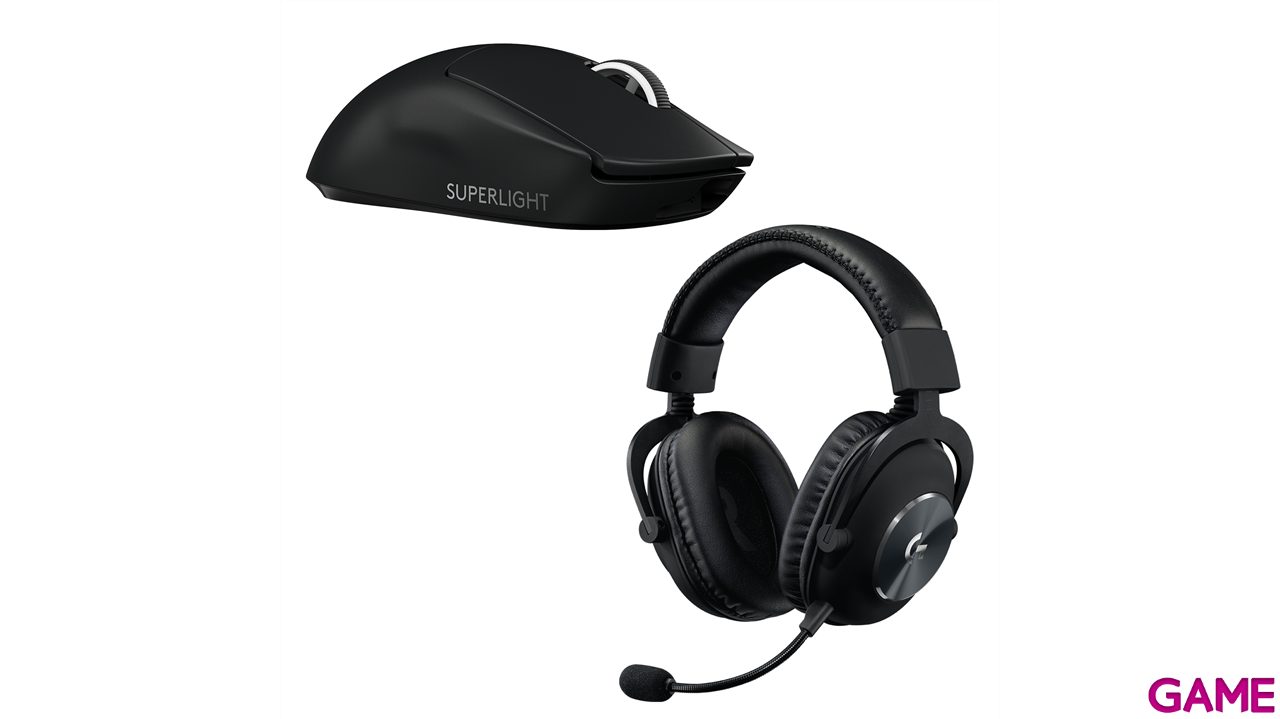 Pack Gaming Logitech PRO X Auriculares Wireless + Raton PRO X Superlight-3