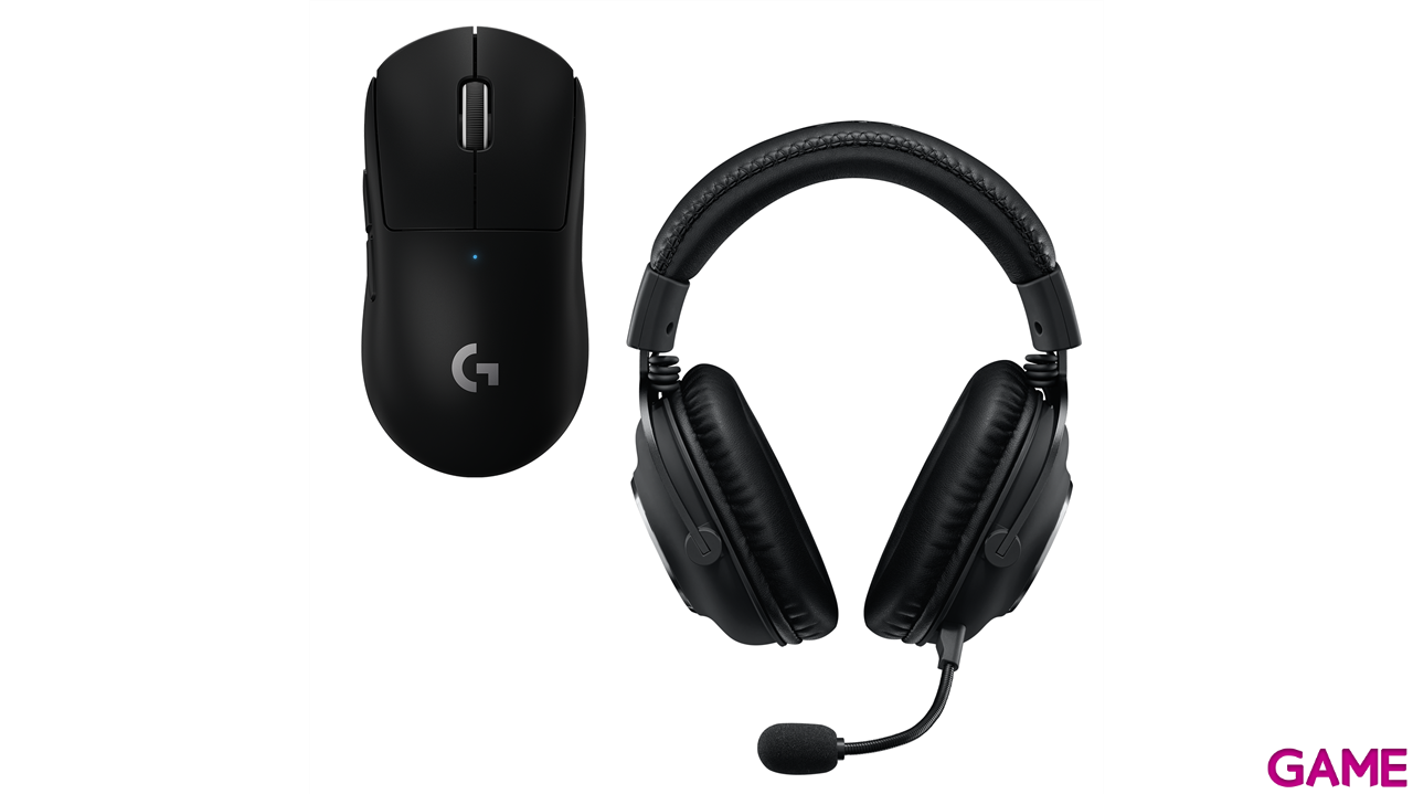 Pack Gaming Logitech PRO X Auriculares Wireless + Raton PRO X Superlight-4