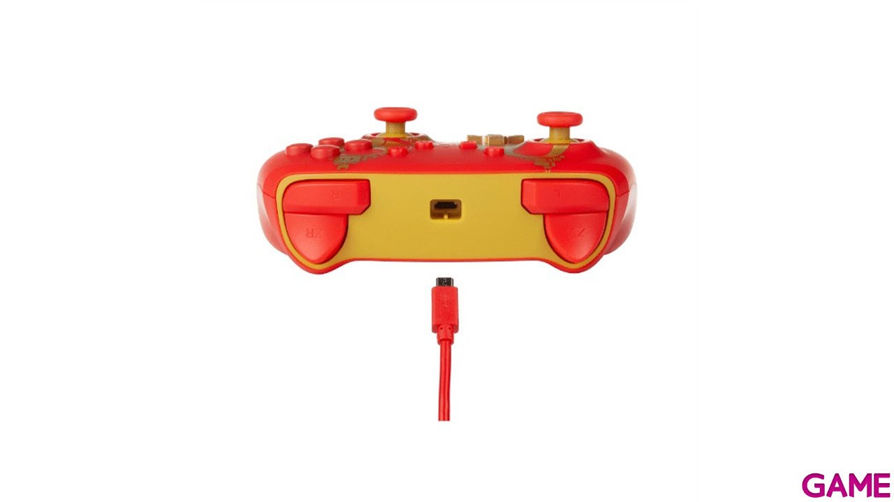 Controller con Cable PowerA Golden Mario -Licencia oficial--0