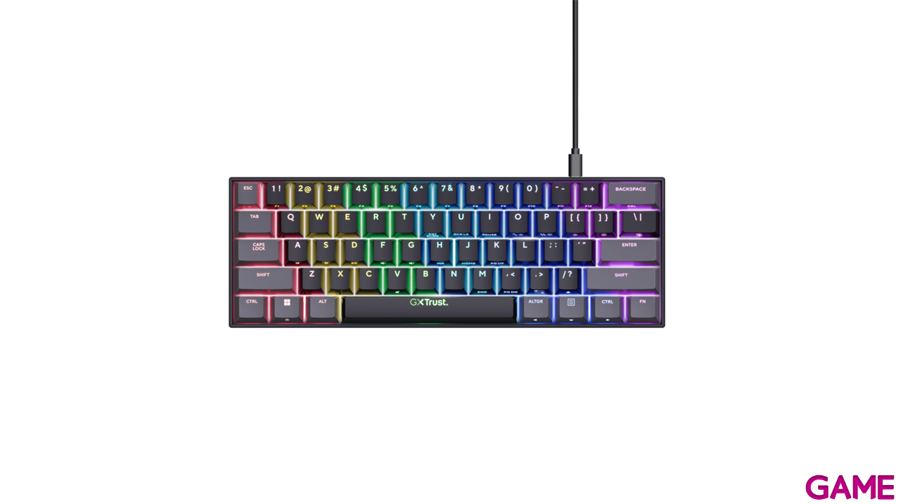 Trust GXT 867 Acira RGB 60% Mecanico Spanish Layout - Teclado Gaming-3