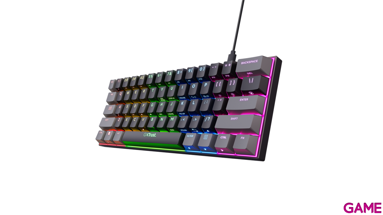 Trust GXT 867 Acira RGB 60% Mecanico Spanish Layout - Teclado Gaming-4
