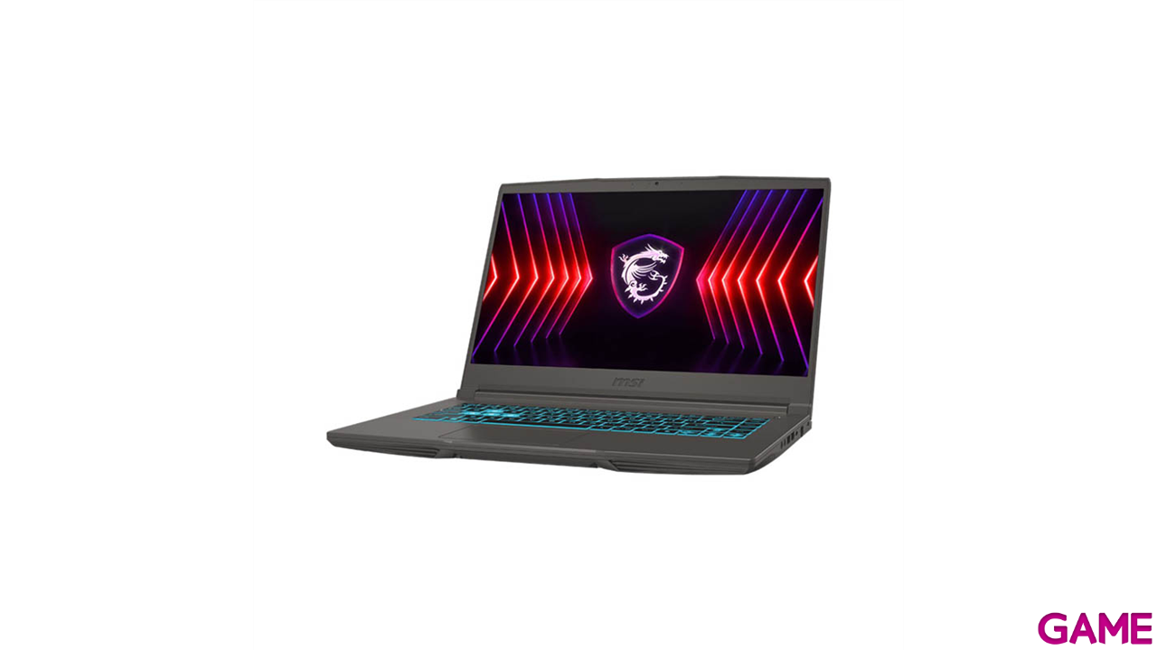 MSI Thin 15 B12VE-1490XES i5-12450H - RTX 4050 - 16GB - 512GB SSD - 15,6´´ - FreeDOS - Ordenador Portatil Gaming-9