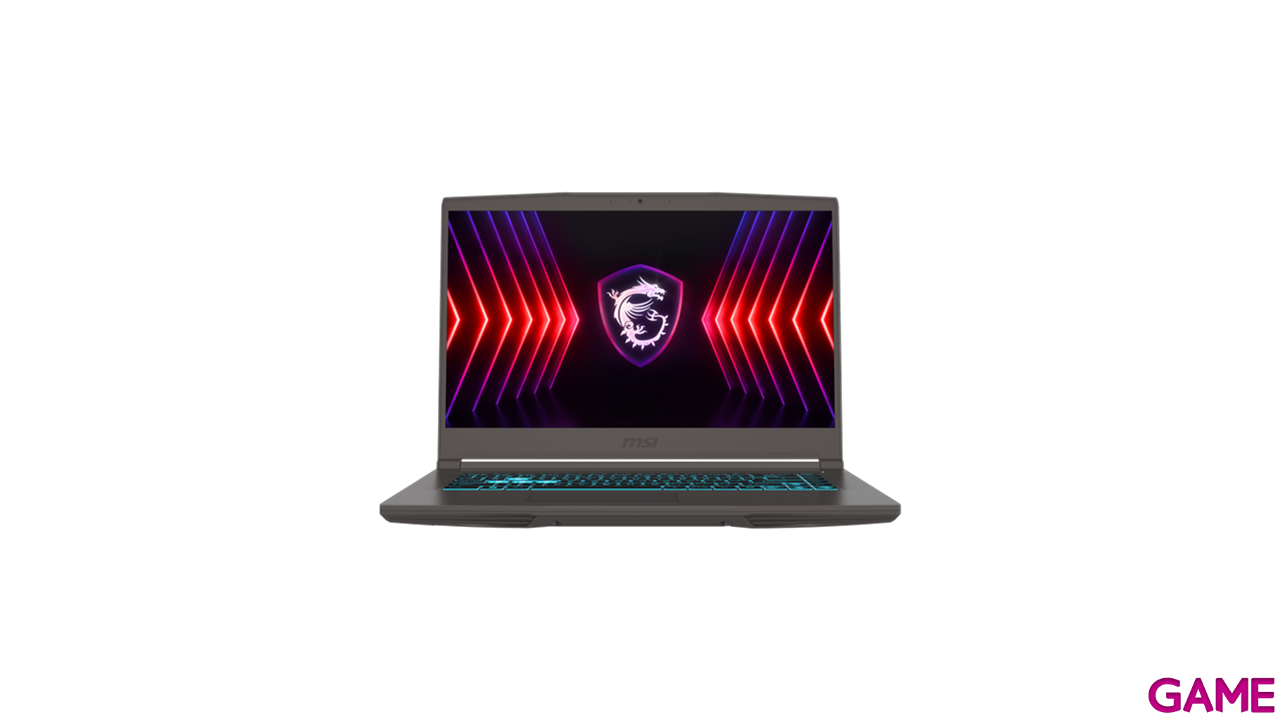 MSI Thin 15 B12UC-1841XES i7-12650H - RTX 3050 - 16GB - 512GB SSD - 15,6´´ - FreeDOS - Ordenador Portatil Gaming-0