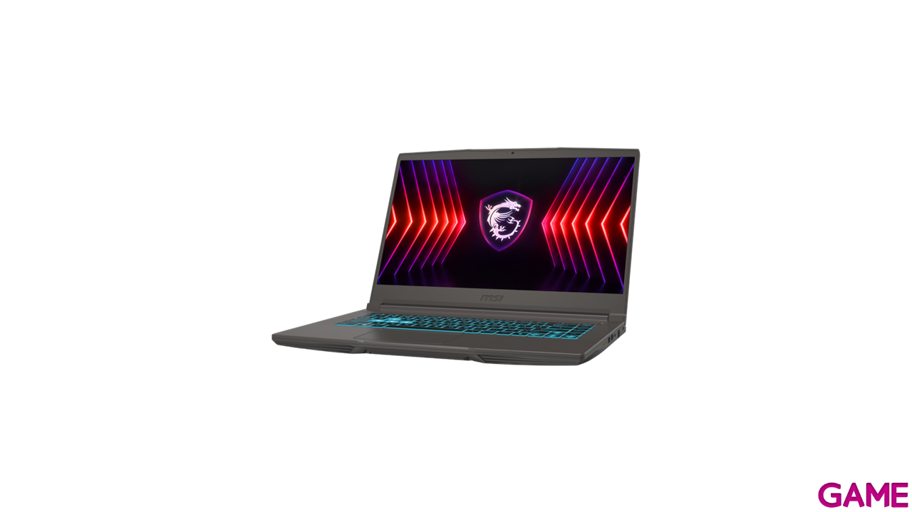 MSI Thin 15 B12UC-1841XES i7-12650H - RTX 3050 - 16GB - 512GB SSD - 15,6´´ - FreeDOS - Ordenador Portatil Gaming-1