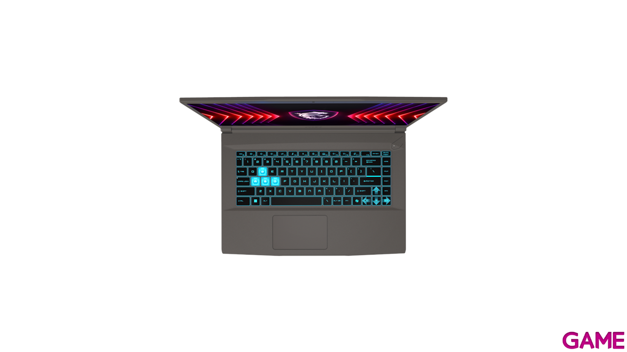 MSI Thin 15 B12UC-1841XES i7-12650H - RTX 3050 - 16GB - 512GB SSD - 15,6´´ - FreeDOS - Ordenador Portatil Gaming-3