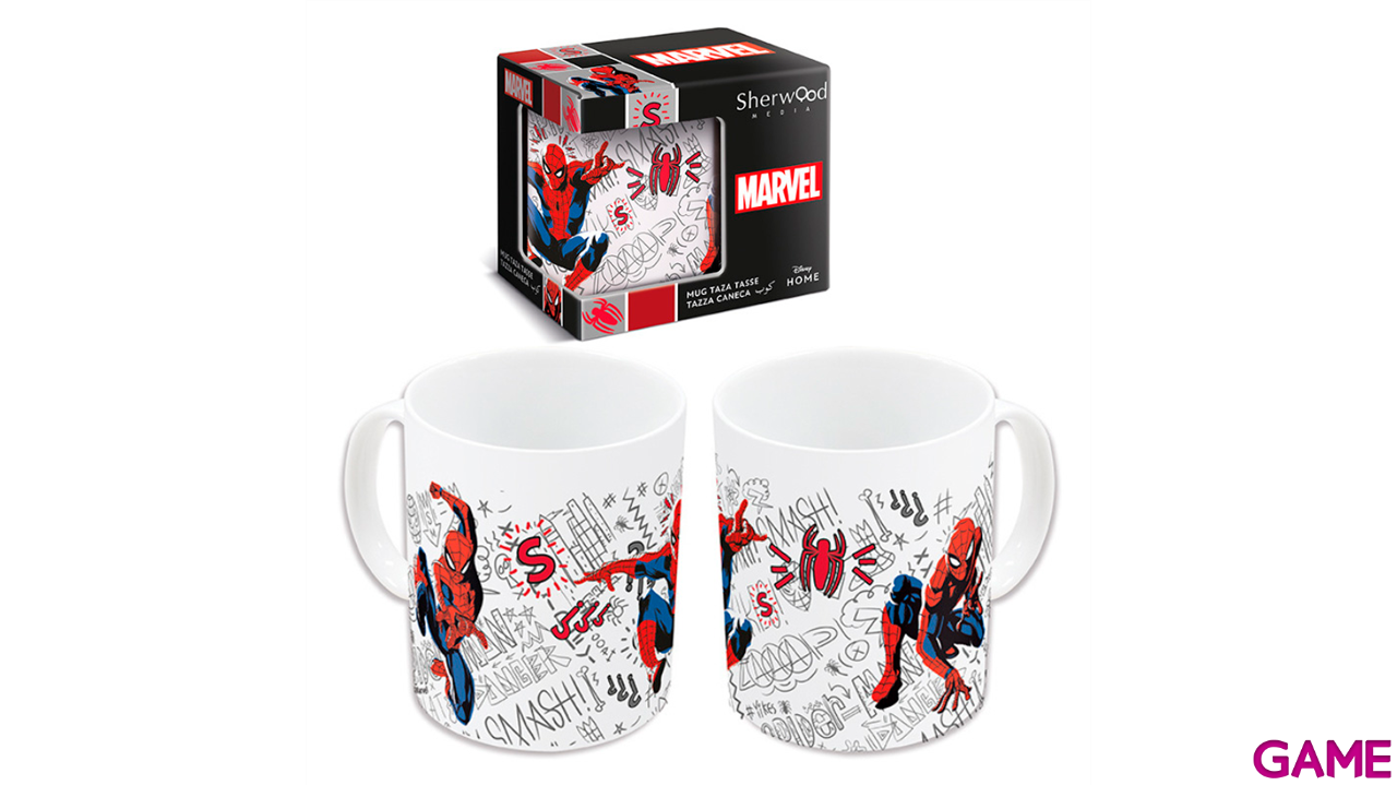 Taza Spiderman Black-0