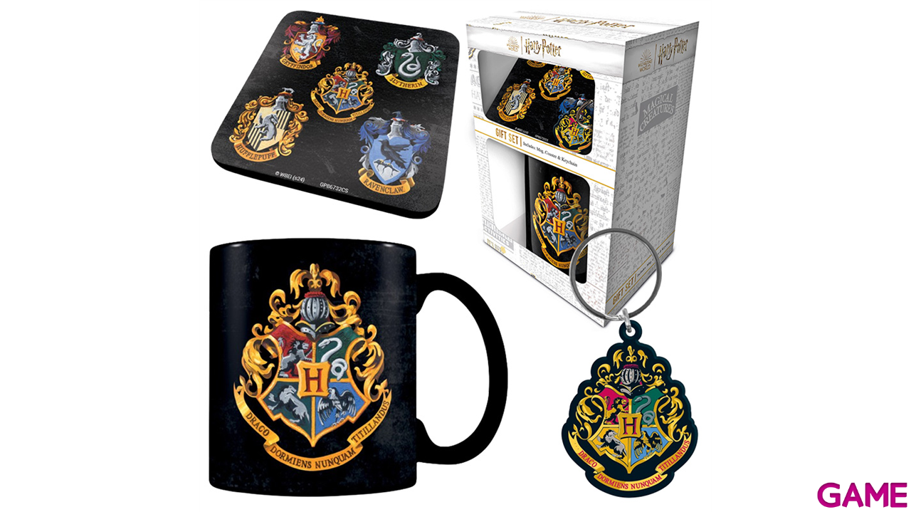 Caja regalo Harry Potter - Colourful crest-0