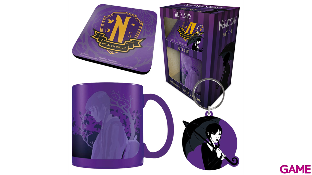 Caja regalo Miércoles deep purple-0