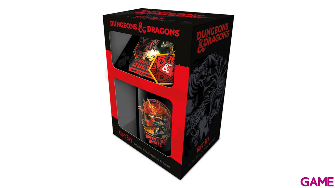 Caja regalo Dragones y Mazmorras modern retro-0