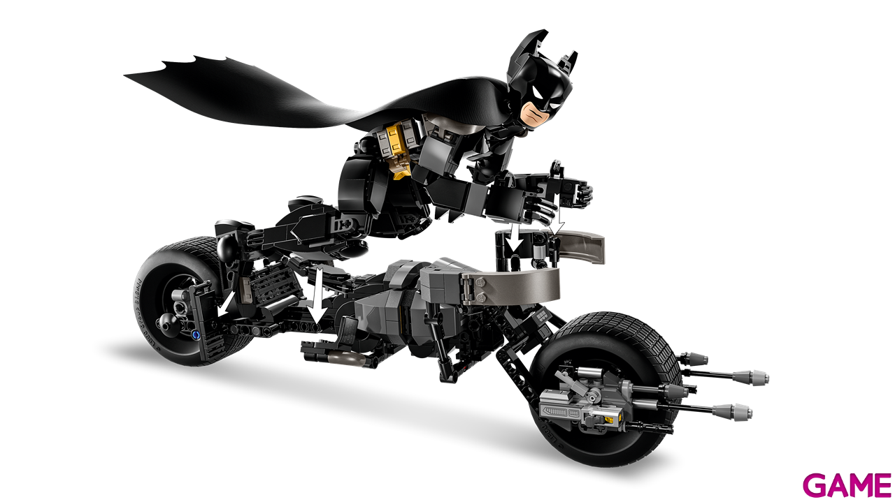 LEGO Super Heroes DC: Figura Para Construir: Batman Y Moto Bat-Pod 76273-0