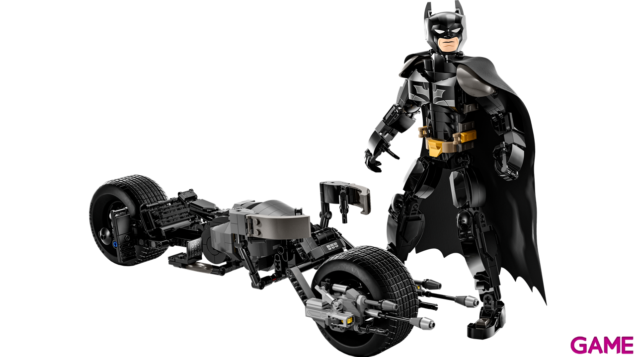 LEGO Super Heroes DC: Figura Para Construir: Batman Y Moto Bat-Pod 76273-1