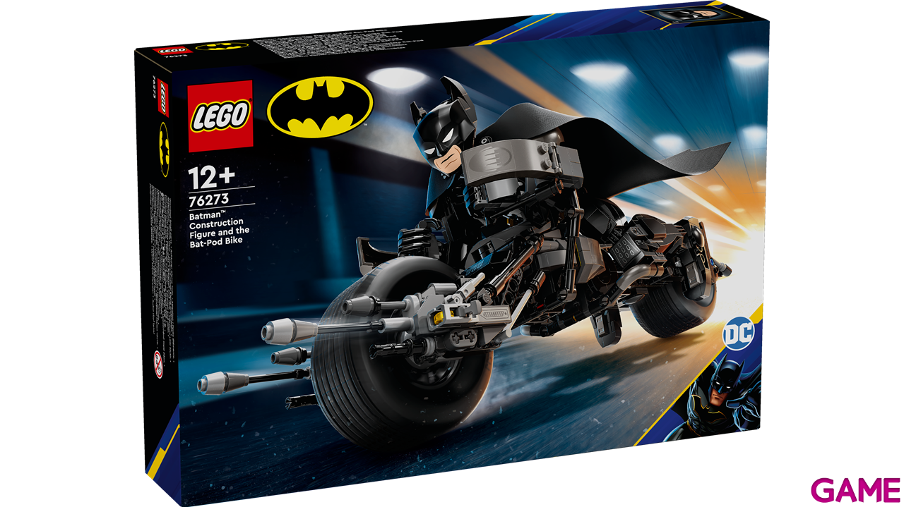 LEGO Super Heroes DC: Figura Para Construir: Batman Y Moto Bat-Pod 76273-2