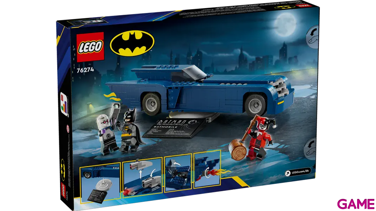 LEGO Super Heroes DC: Batman™ Con Batmóvil Vs. Harley Quinn™ Y Mr. Freeze™ 76274-0